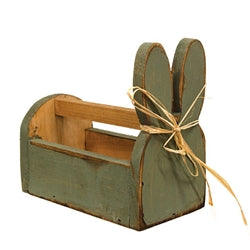 Rustic Wood Bunny Tote - 4 Asstd.