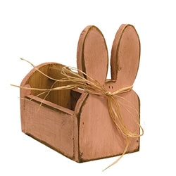 Rustic Wood Bunny Tote - 4 Asstd.