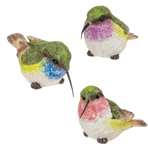 Resin Hummingbird Figure - 3 Asstd.