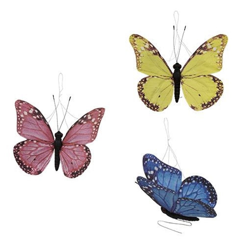 Butterfly Ornament 3 Asstd.