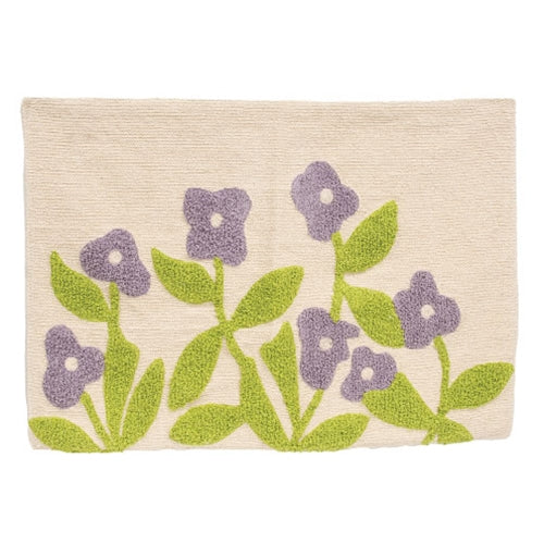 Knit Violets Placemat - 19"L x 13.5"H