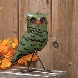 Recycled Metal Owl