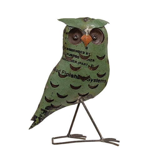 Recycled Metal Owl
