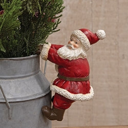 Resin Santa Planter Hanger