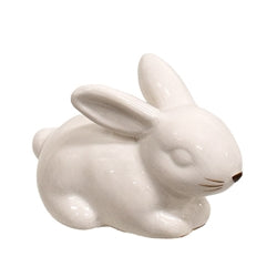 Ceramic Pastel Laying Easter Bunny Figure - 4 Asstd.