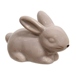 Ceramic Pastel Laying Easter Bunny Figure - 4 Asstd.