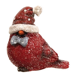 Resin Winter Hat Cardinal - 2.75"H - 4 Asstd.