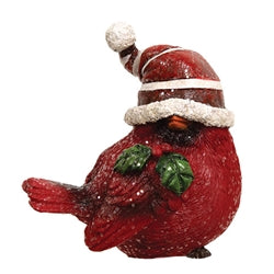 Resin Winter Hat Cardinal - 2.75"H - 4 Asstd.
