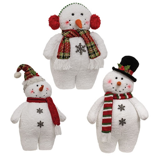 *3/Set - Plush Winter Wear Snow Family