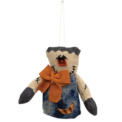 Stuffed Primitive Fabric Halloween Ornament - 4 Asstd.