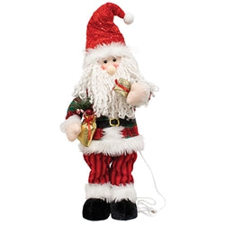 Animated Plush Standing Santa/Snowman - 24"H - 2 Asstd.