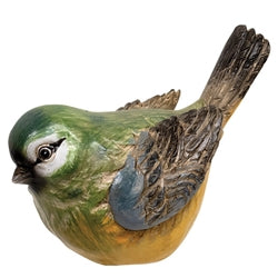 Resin Watercolor Bluebird - 3.5"L x 2.5"H - 3 Asstd.