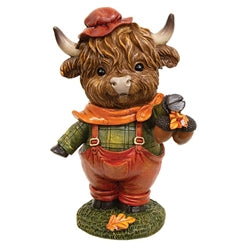 Resin Harvest Farmer Highland - 6"H - 3 Asstd.