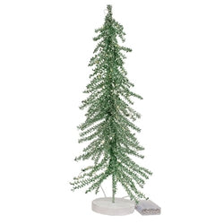 2/Set - Sparkling LED Tinsel Trees - 2 Asstd.