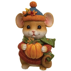 Resin Harvest Mouse - 4.5"H - 3 Asstd.