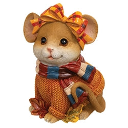 Resin Harvest Mouse - 4.5"H - 3 Asstd.