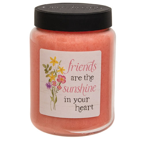 Friends are the Sunshine Spring Fling Jar Candle - 26oz.