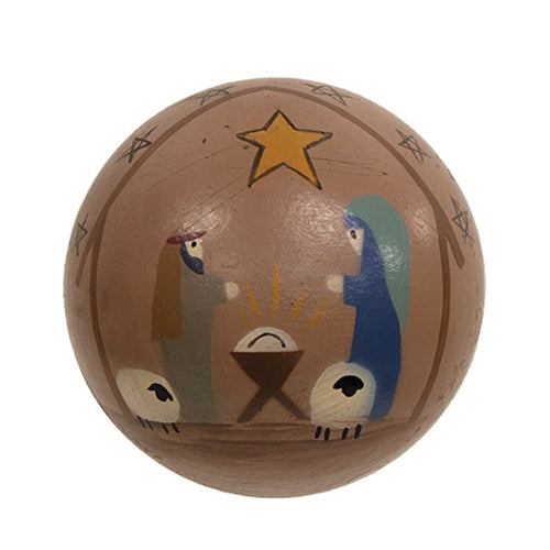 Nativity Decorative Ball - 4"