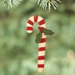 Candy Cane w/Holly