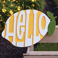 Hello Lemon Sign