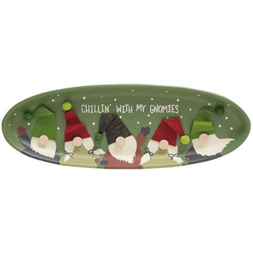 Chillin' With My Gnomies Wooden Tray