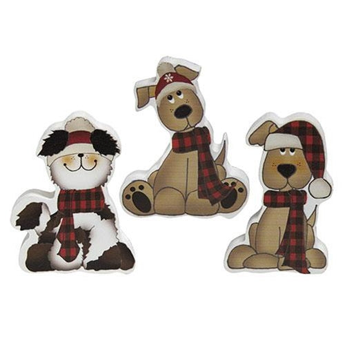 Chunky Christmas Puppy 3 Asstd.