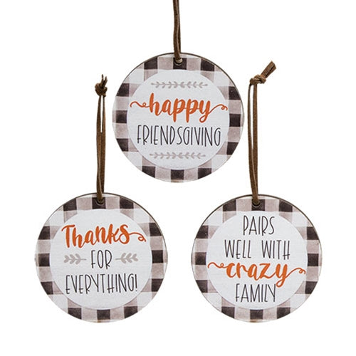 3/Set Thanks For Everything Wine Tags