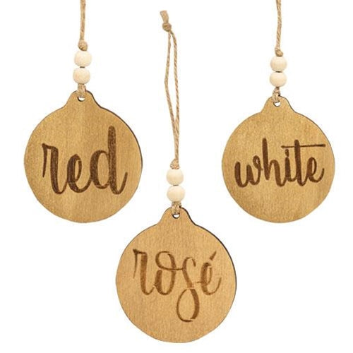 Script Wine ID Tag 3 Asstd.