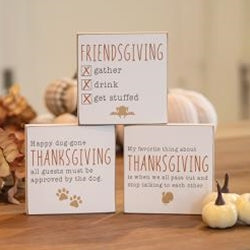 Friendsgiving Square Block 3 Asstd.