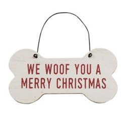Better With A Dog Bone Ornament 3 Asstd.