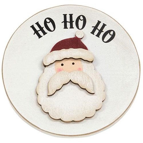 Ho Ho Ho Santa Circle Easel Sign – Primitive Renditions