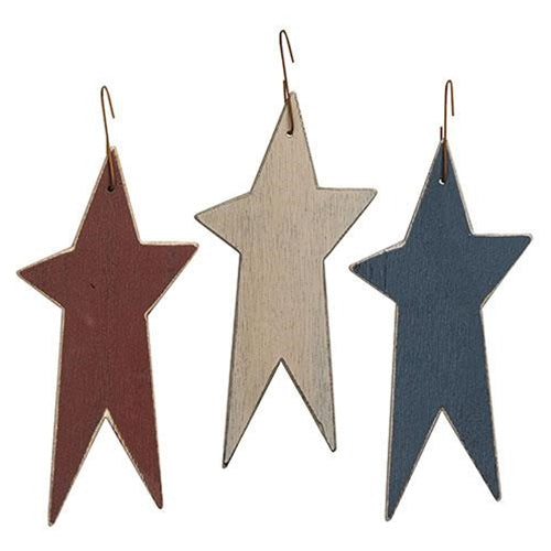 Primitive Colors Primitive Star Ornament 3 Asstd.
