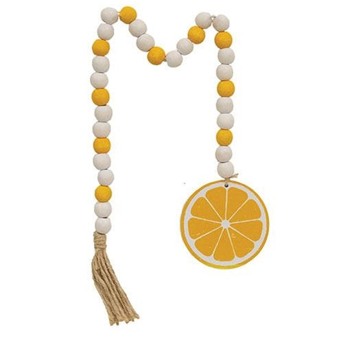 Lemon Slice Bead Garland