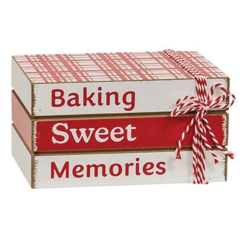 Baking Book Stack Baking Sweet Memories Mini Book Stack – Primitive Renditions
