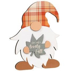 Fall Love Easel Gnome 3 Asstd.