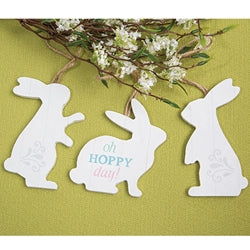 Oh Hoppy Day Easter Bunny Ornament 3 Asstd.
