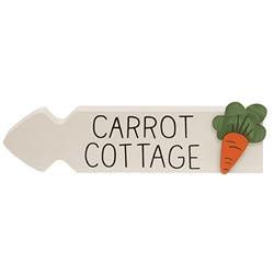 Carrot Cottage/Bunny Bungalow Arrow Sitter 2 Asstd.