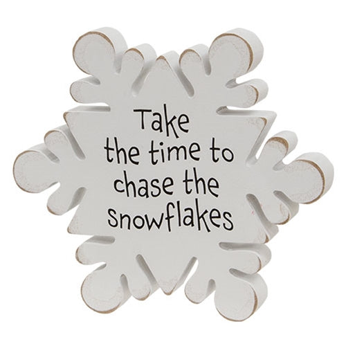 Time To Chase the Snowflakes Chunky Sitter