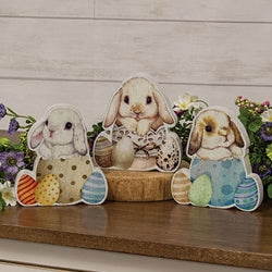 Chunky Hatching Baby Easter Bunny Sitter - 3 Asstd.