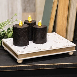 Gold Leaf Wooden Book Riser