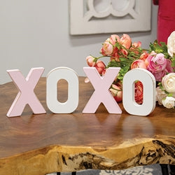 4/Set - XOXO Letter Blocks