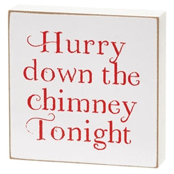 On The Nice List 3" Square Block - 3 Asstd.