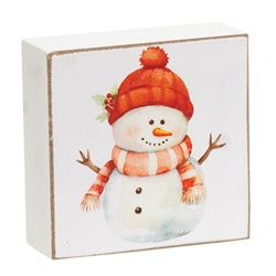 Snow One Like You 2" Square Block - 4 Asstd.