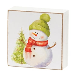 Snow One Like You 2" Square Block - 4 Asstd.