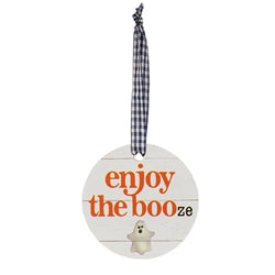 Enjoy the Booze Halloween Wine Tag - 4 Asstd.