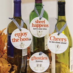 Enjoy the Booze Halloween Wine Tag - 4 Asstd.