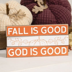3/Set - Fall Is Good God Is Good Mini Sticks