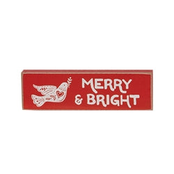 Merry & Bright Yuletide Thin Mini Block - 3 Asstd.