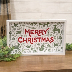 Merry Christmas Yuletide Folklore Friends Box Sign