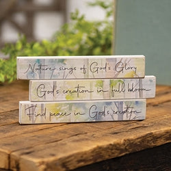 God's Creation Woodland Mini Stick - 3 Asstd.